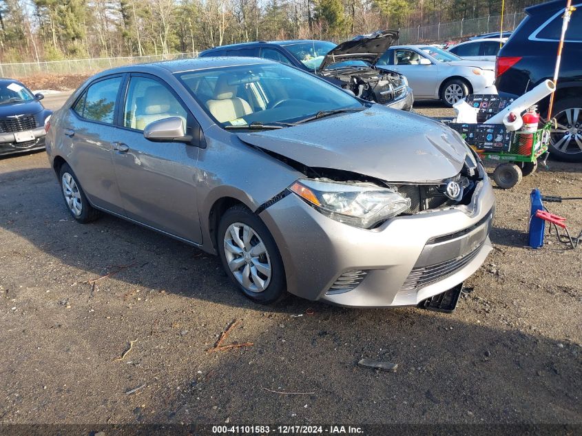 VIN 2T1BURHE3FC448538 2015 Toyota Corolla, LE no.1