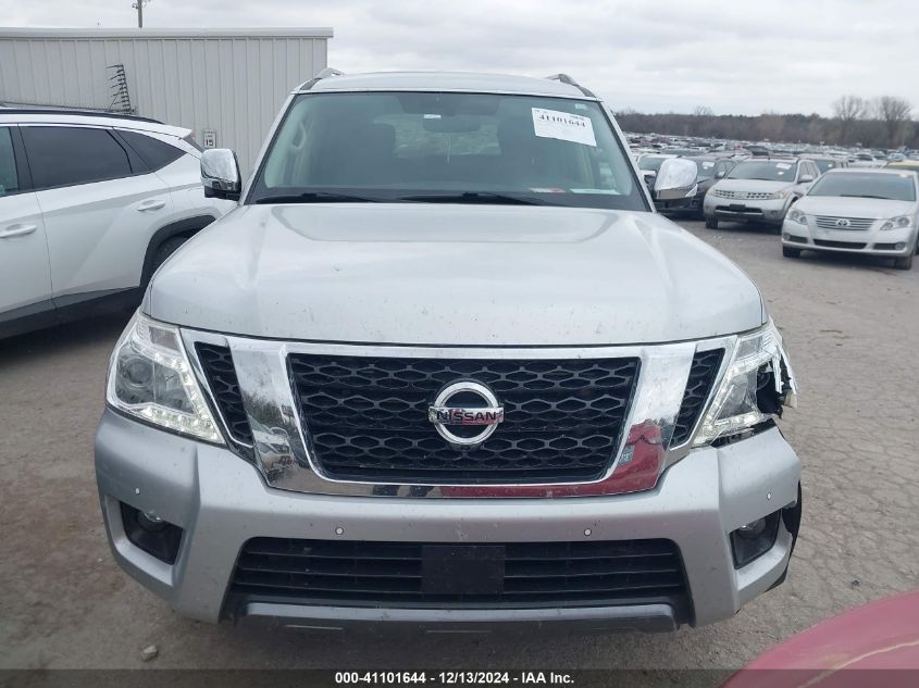 2019 Nissan Armada Sl VIN: JN8AY2ND9K9092653 Lot: 41101644