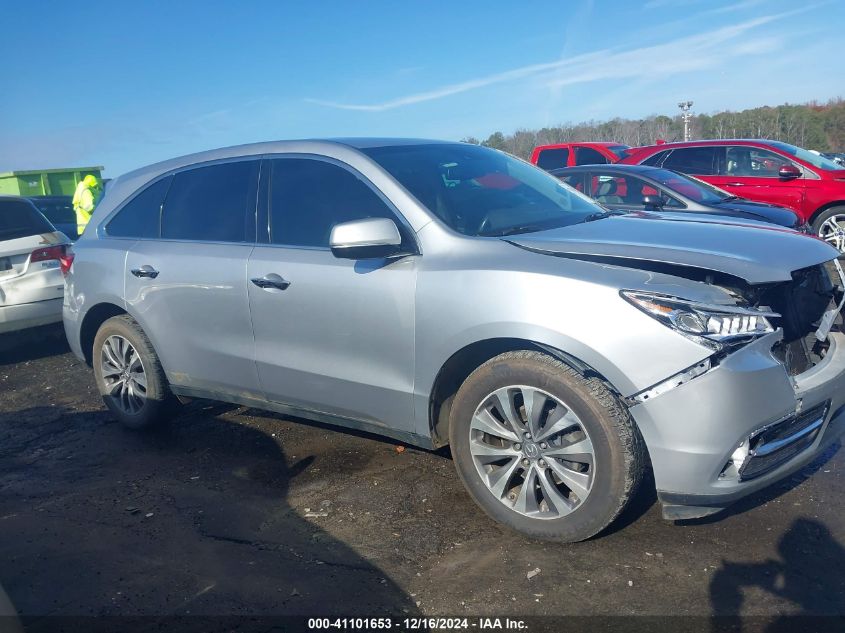 VIN 5FRYD3H44FB004867 2015 Acura MDX, Technology Pa... no.13