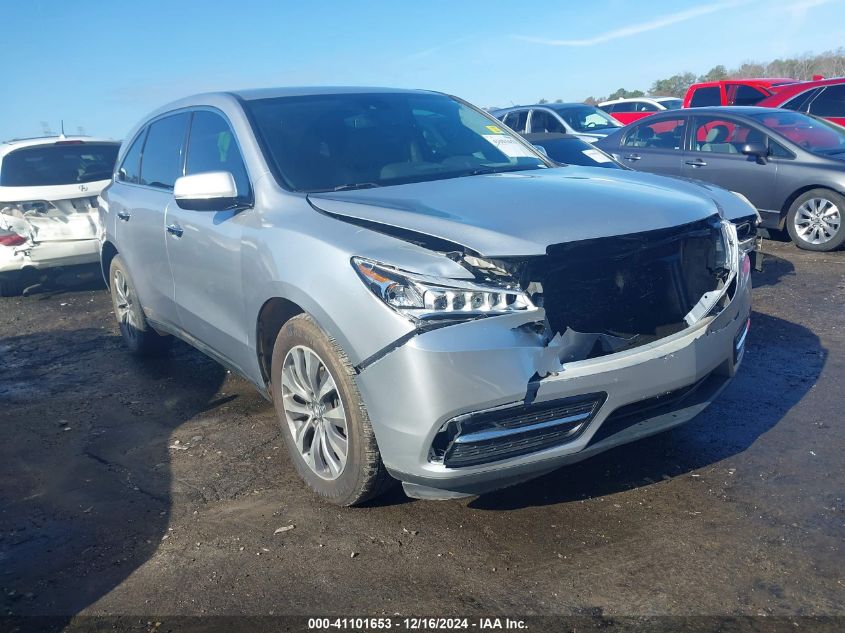 VIN 5FRYD3H44FB004867 2015 Acura MDX, Technology Pa... no.1