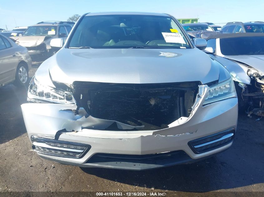 VIN 5FRYD3H44FB004867 2015 Acura MDX, Technology Pa... no.6