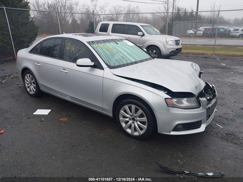 2012 AUDI A4 VIN: WAUBFAFL5CN021218