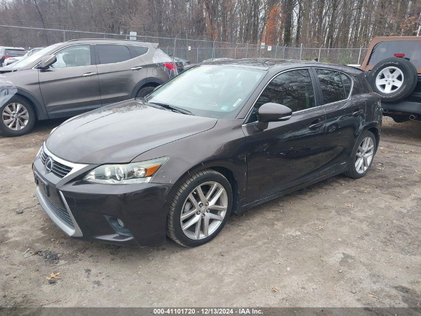 VIN JTHKD5BH1E2182248 2014 LEXUS CT 200H no.2