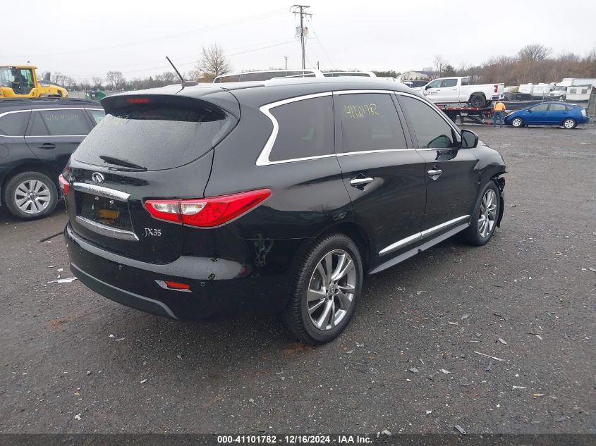 VIN 5N1AL0MM1DC328911 2013 Infiniti JX35 no.4