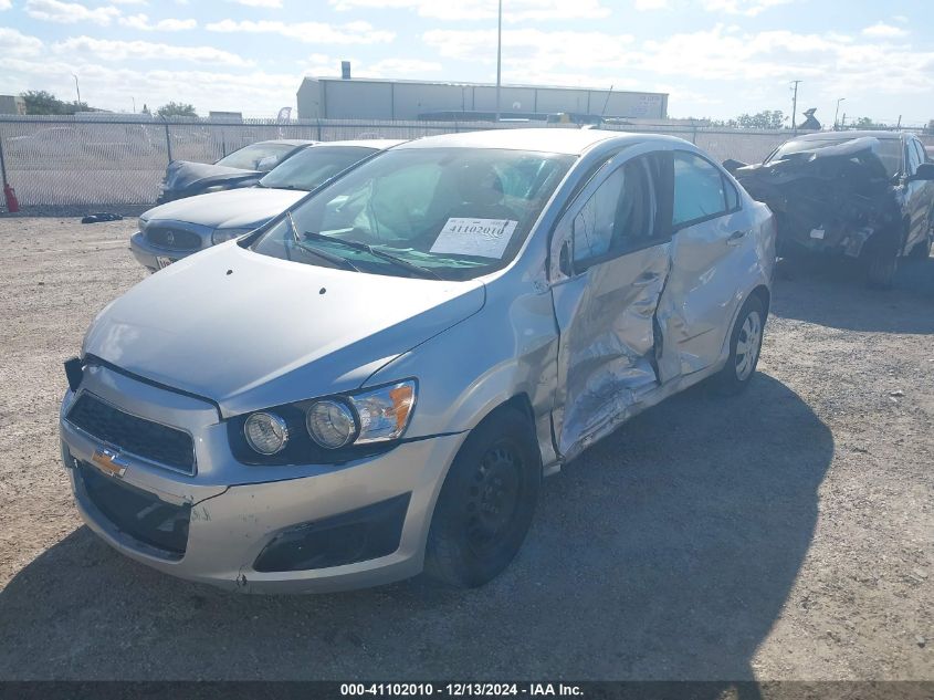 VIN 1G1JB5SH8F4127233 2015 Chevrolet Sonic, Ls Manual no.2