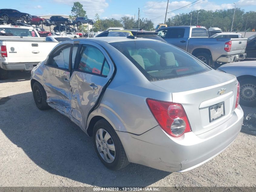 VIN 1G1JB5SH8F4127233 2015 Chevrolet Sonic, Ls Manual no.3