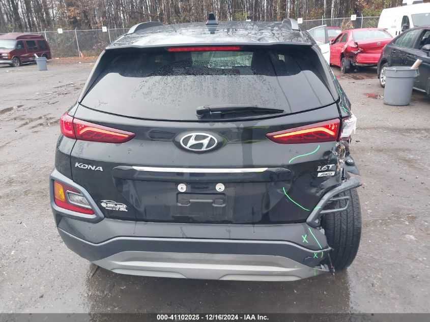 2021 Hyundai Kona Limited VIN: KM8K3CA54MU730192 Lot: 41102025