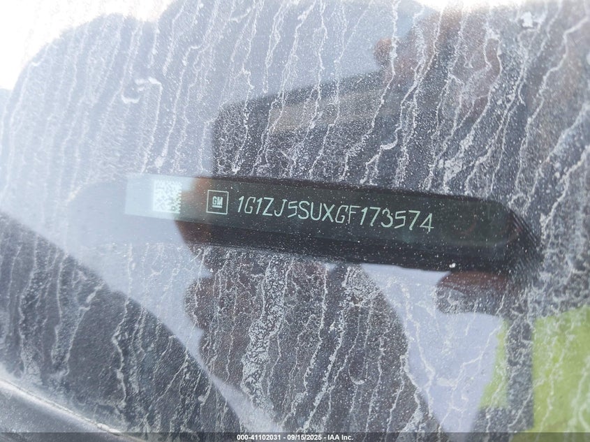 2016 CHEVROLET MALIBU HYBRID - 1G1ZJ5SUXGF173574