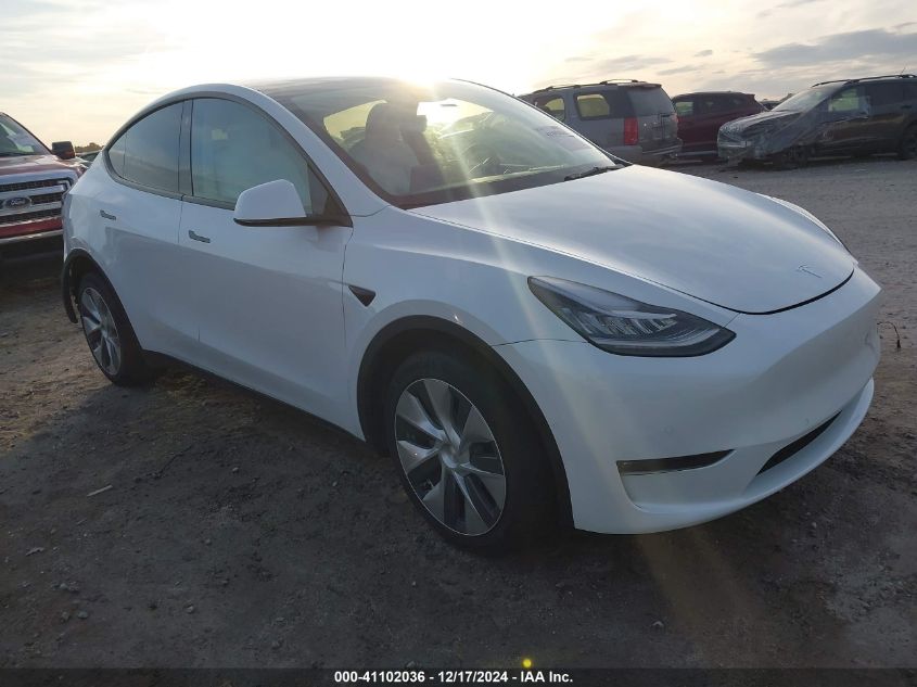 2022 TESLA MODEL Y LONG RANGE DUAL MOTOR ALL-WHEEL DRIVE - 7SAYGDEEXNF425392