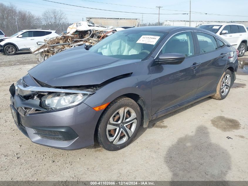 VIN 2HGFC2F57JH594133 2018 Honda Civic, LX no.2