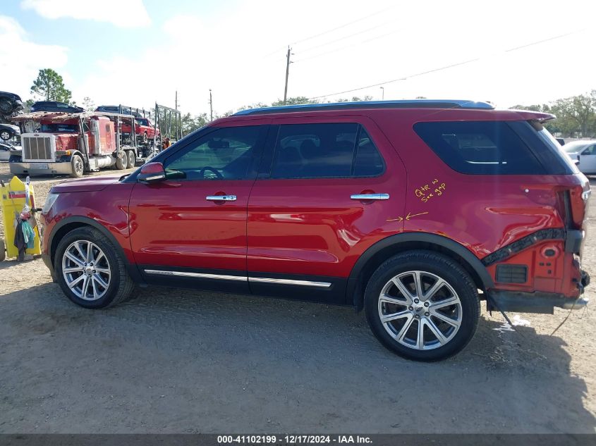 2016 Ford Explorer Limited VIN: 1FM5K7F83GGC30747 Lot: 41102199