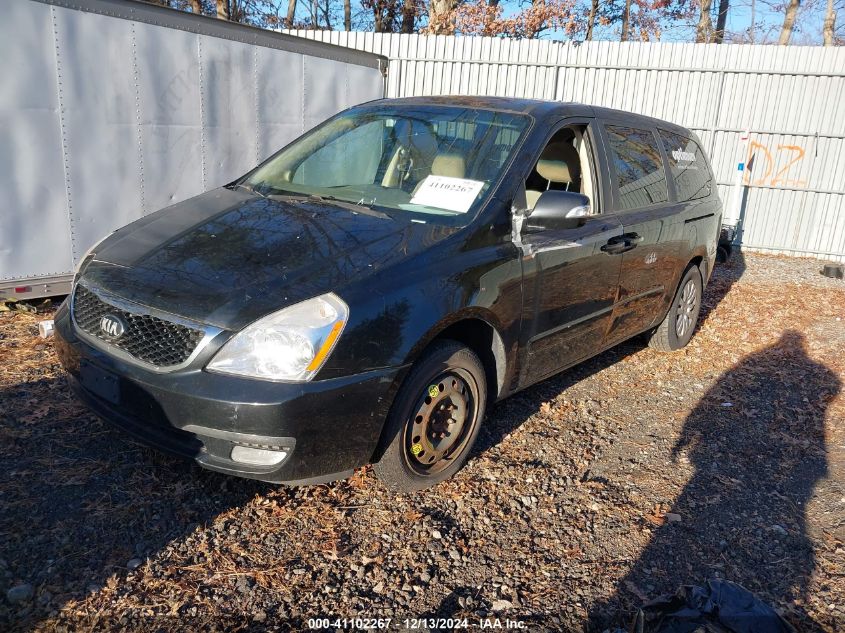 VIN KNDMG4C77E6589369 2014 KIA SEDONA no.2