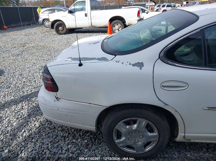 1998 Pontiac Grand Prix Se VIN: 1G2WJ52M7WF279462 Lot: 41102307