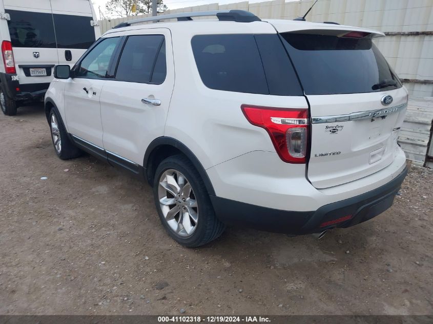 VIN 1FM5K7F81FGC34374 2015 Ford Explorer, Limited no.3