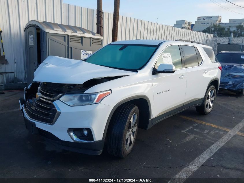 VIN 1GNERHKW6KJ140151 2019 Chevrolet Traverse, 3LT no.2