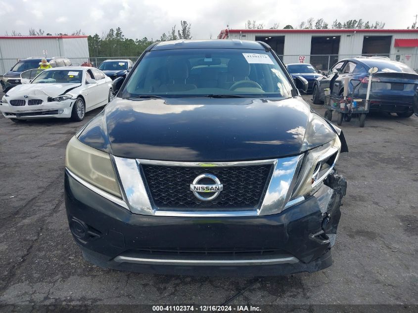 2014 Nissan Pathfinder S VIN: 5N1AR2MN9EC727876 Lot: 41102374