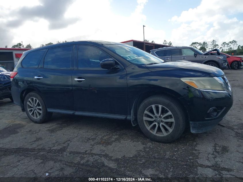 2014 Nissan Pathfinder S VIN: 5N1AR2MN9EC727876 Lot: 41102374