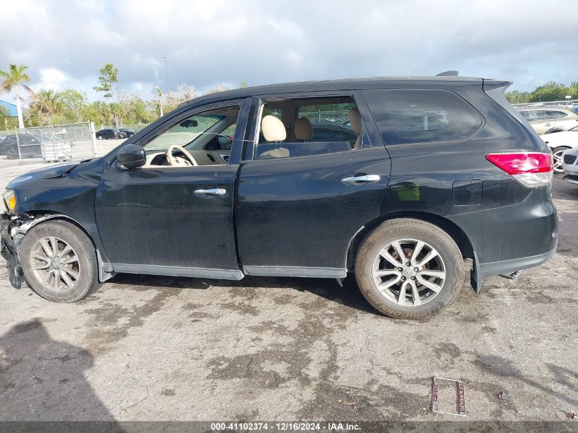 2014 Nissan Pathfinder S VIN: 5N1AR2MN9EC727876 Lot: 41102374