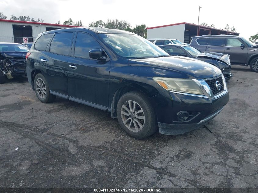 2014 Nissan Pathfinder S VIN: 5N1AR2MN9EC727876 Lot: 41102374