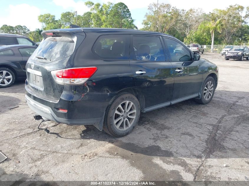 2014 Nissan Pathfinder S VIN: 5N1AR2MN9EC727876 Lot: 41102374