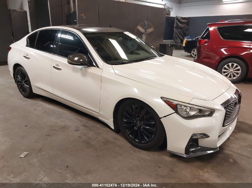 VIN JN1EV7AR7KM552476 2019 Infiniti Q50, 3.0T Luxe no.1