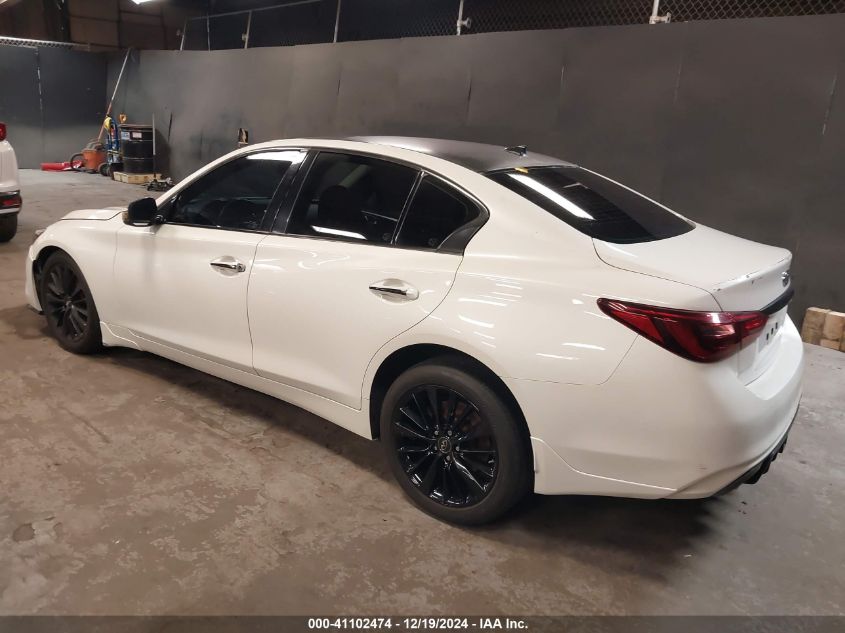 VIN JN1EV7AR7KM552476 2019 Infiniti Q50, 3.0T Luxe no.3