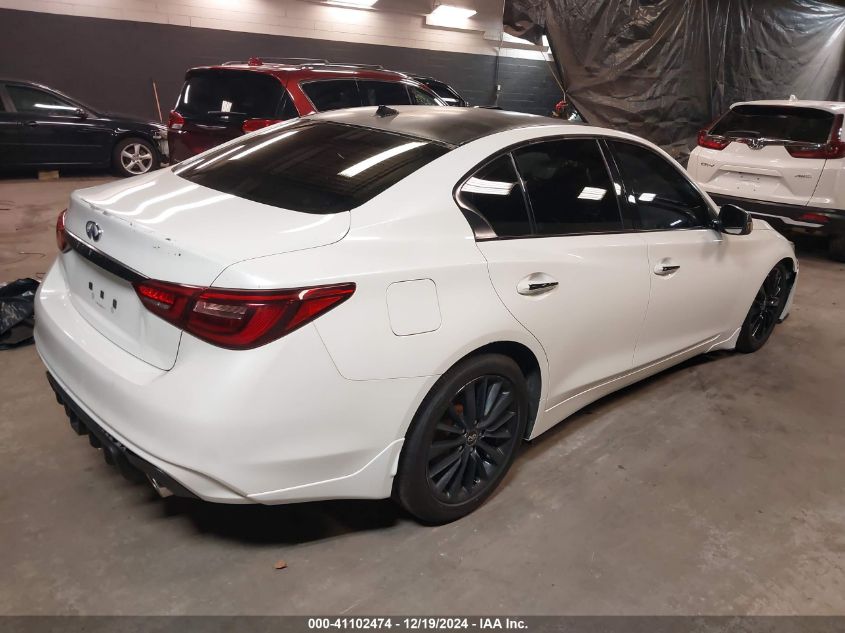 VIN JN1EV7AR7KM552476 2019 Infiniti Q50, 3.0T Luxe no.4