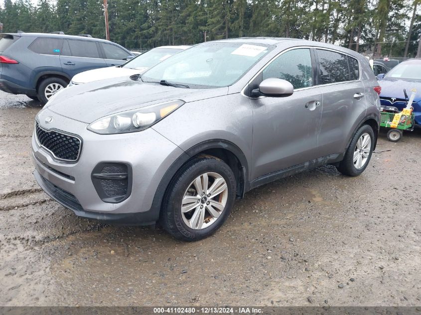 VIN KNDPM3AC7H7154012 2017 KIA Sportage, LX no.2