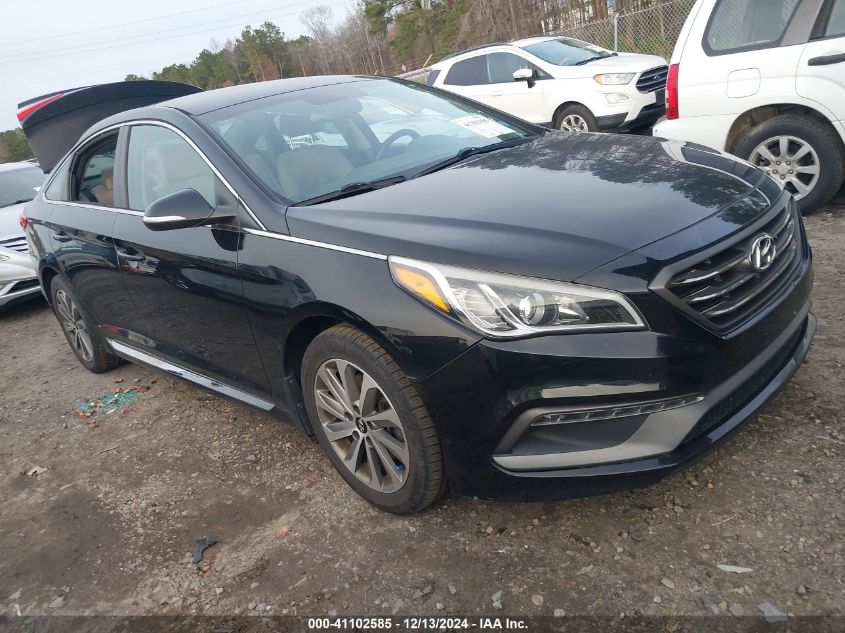 VIN 5NPE34AF7FH160184 2015 HYUNDAI SONATA no.1