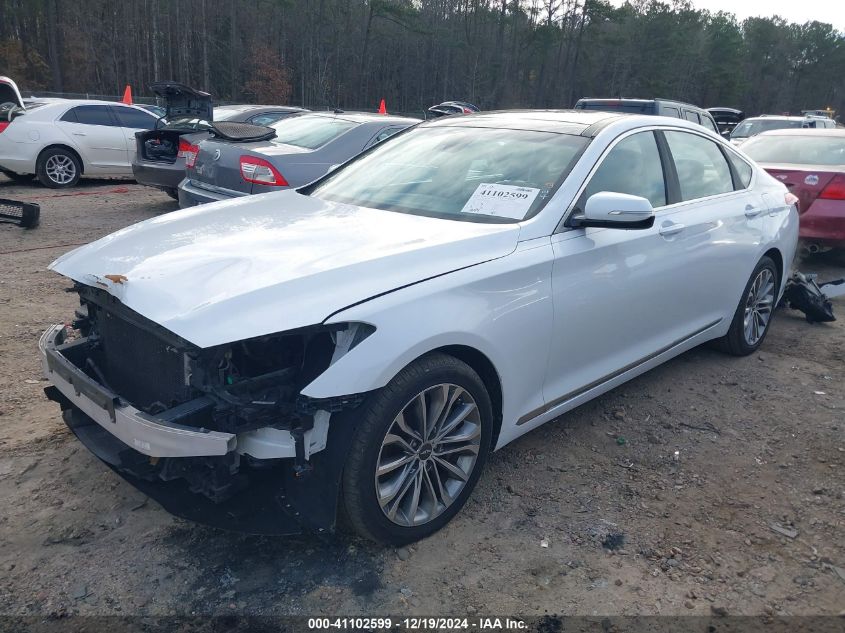 VIN KMHGN4JE6FU020848 2015 Hyundai Genesis, 3.8 no.2