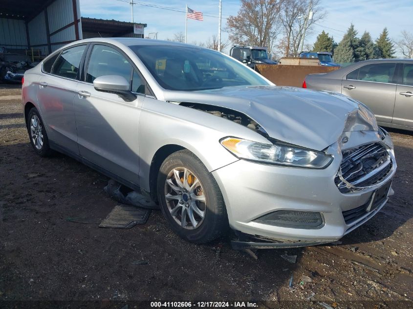 VIN 1FA6P0G73G5109953 2016 Ford Fusion, S no.1