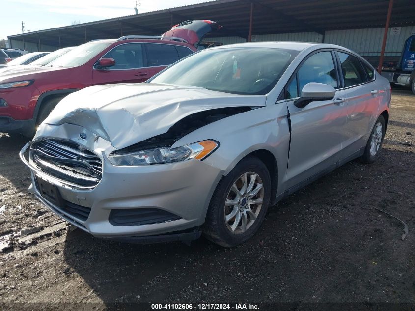 VIN 1FA6P0G73G5109953 2016 Ford Fusion, S no.2