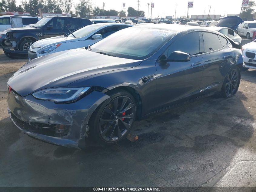 VIN 5YJSA1E45JF287748 2018 TESLA MODEL S no.2