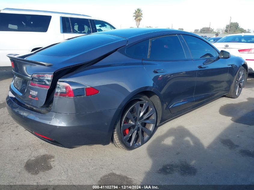 VIN 5YJSA1E45JF287748 2018 TESLA MODEL S no.4