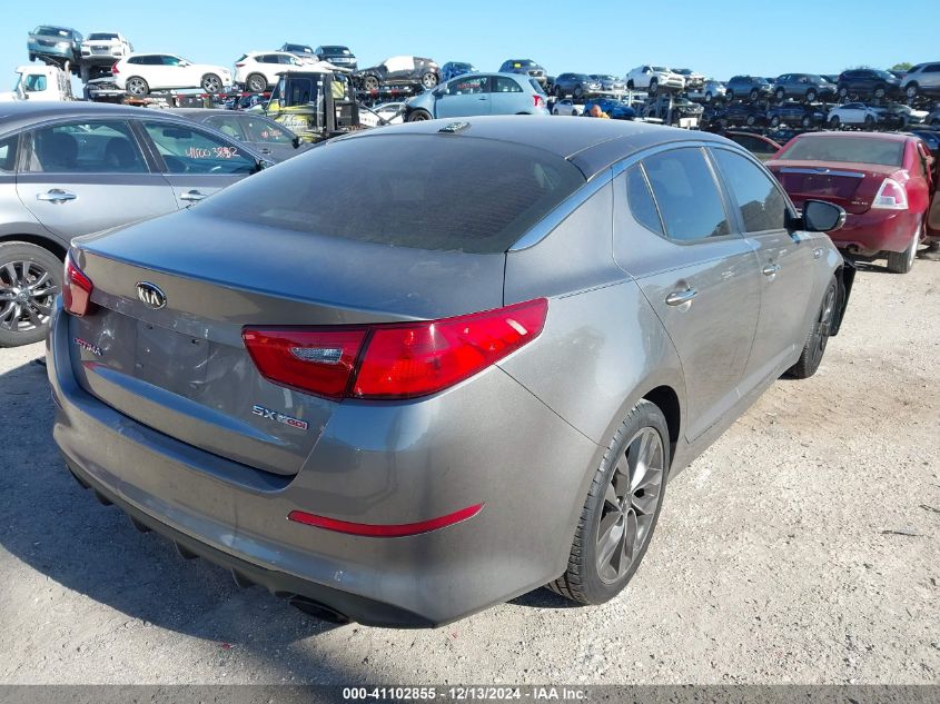 VIN 5XXGR4A69FG501698 2015 KIA Optima, Sx Turbo no.4