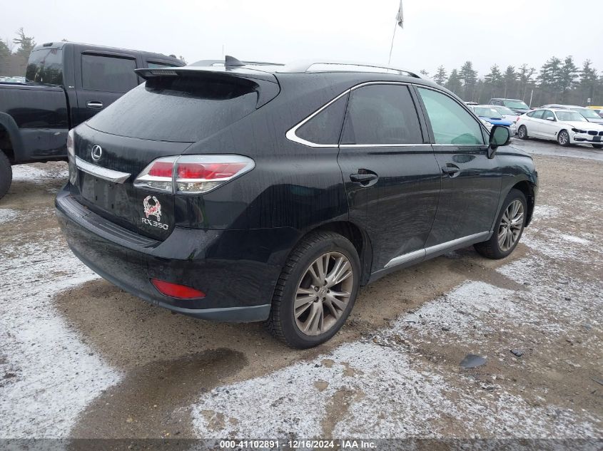 VIN 2T2ZK1BA5EC136372 2014 Lexus RX, 350 no.4