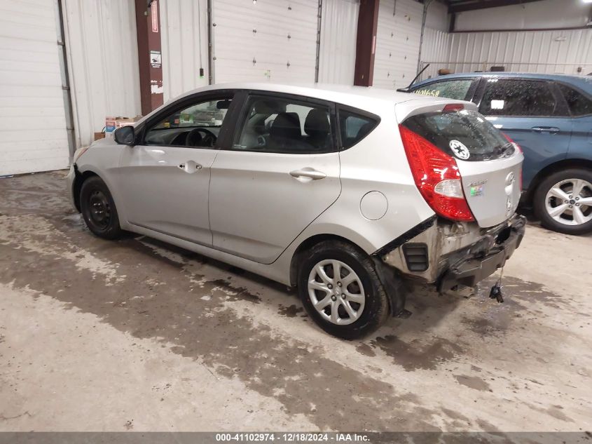 VIN KMHCT5AEXDU129045 2013 Hyundai Accent, GS no.3