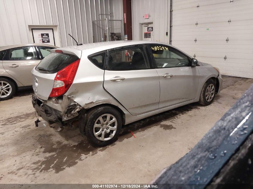 VIN KMHCT5AEXDU129045 2013 Hyundai Accent, GS no.4