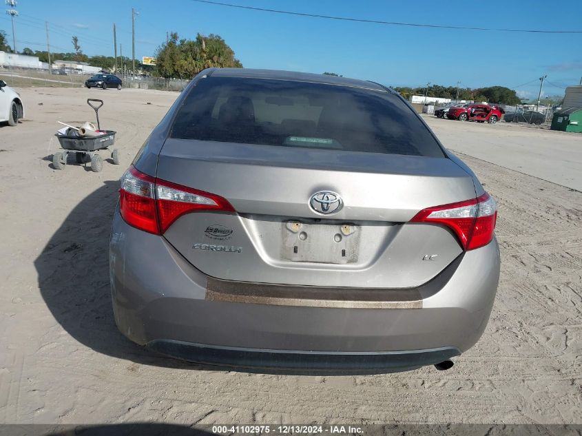 2016 TOYOTA COROLLA LE - 2T1BURHE7GC718792