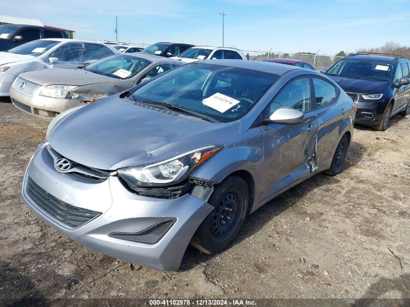 VIN 5NPDH4AE9GH753793 2016 Hyundai Elantra, SE no.2