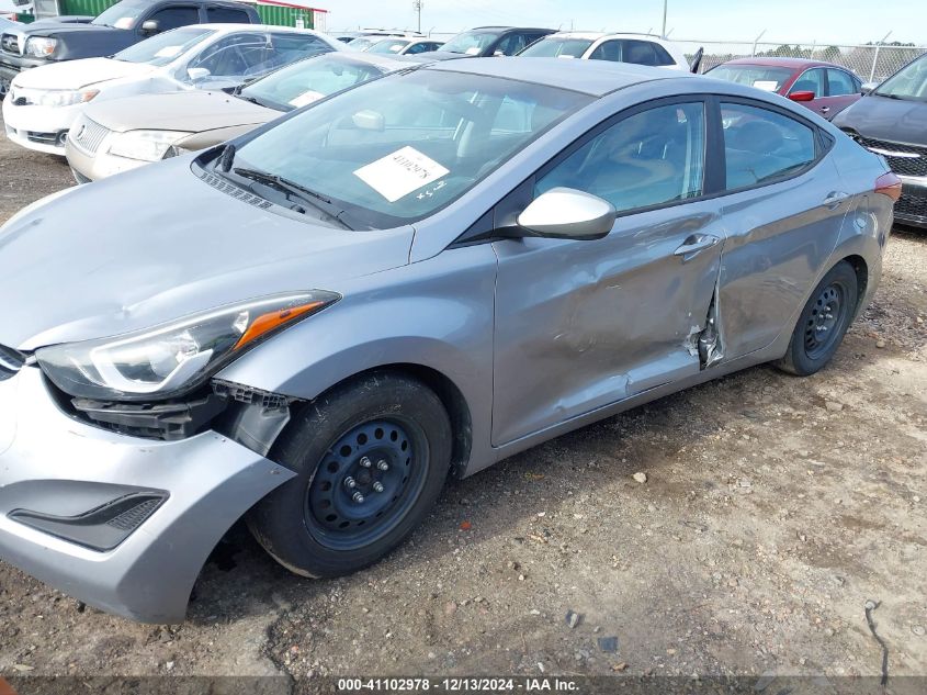 VIN 5NPDH4AE9GH753793 2016 Hyundai Elantra, SE no.6