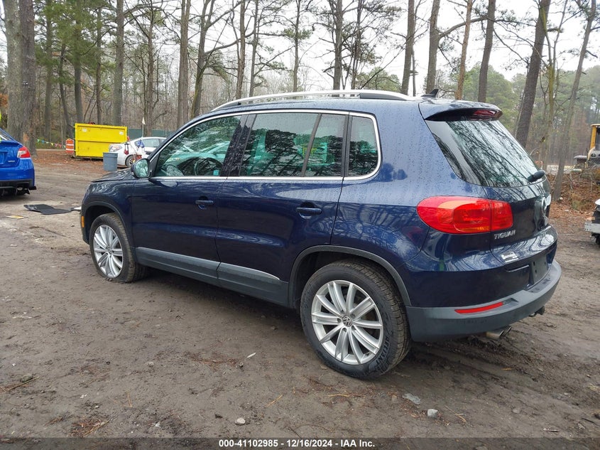 2013 VOLKSWAGEN TIGUAN VIN: WVGBV7AX1DW509981