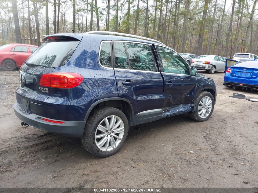 2013 VOLKSWAGEN TIGUAN VIN: WVGBV7AX1DW509981
