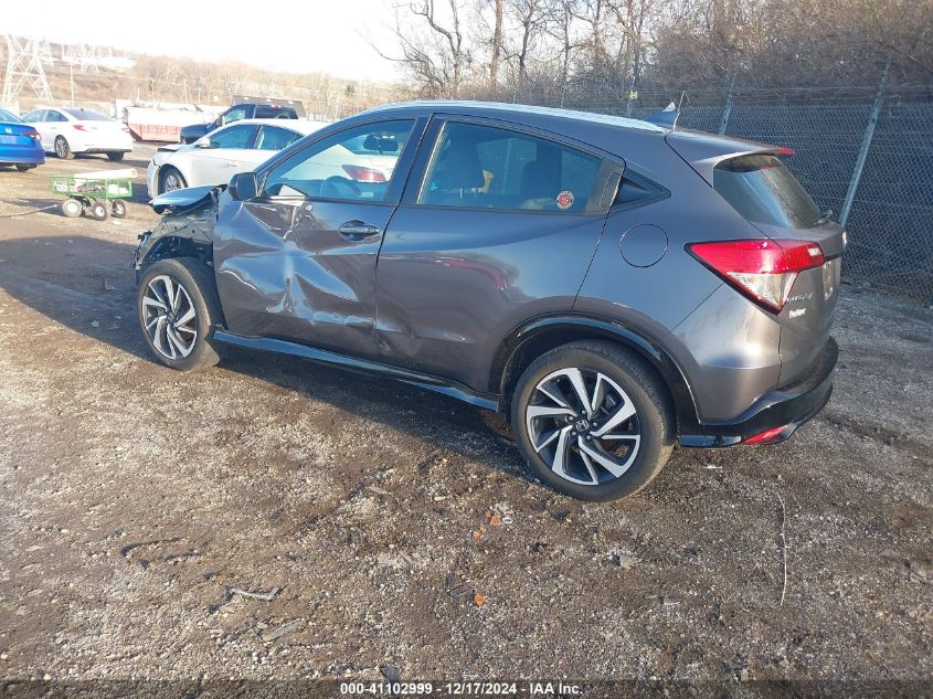 VIN 3CZRU6H11KG732626 2019 Honda HR-V, Sport no.3