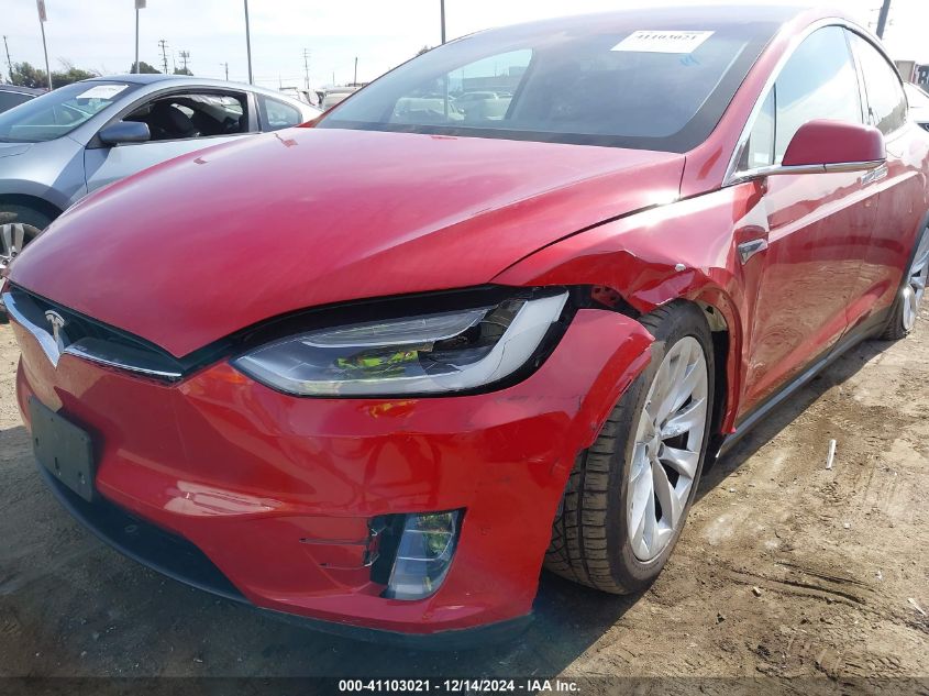 2016 Tesla Model X 60D/70D/75D/90D VIN: 5YJXCAE21GF003944 Lot: 41103021