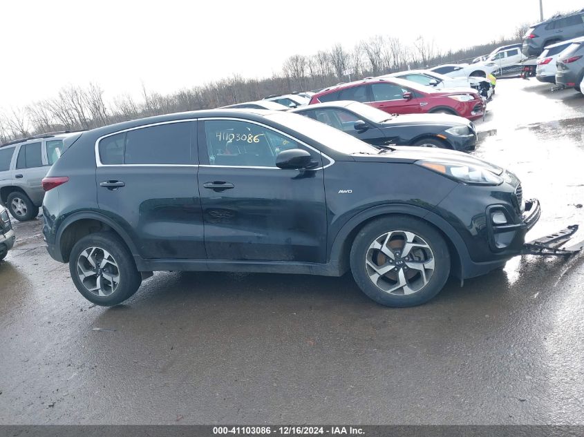 2021 Kia Sportage Lx VIN: KNDPMCAC3M7899415 Lot: 41103086