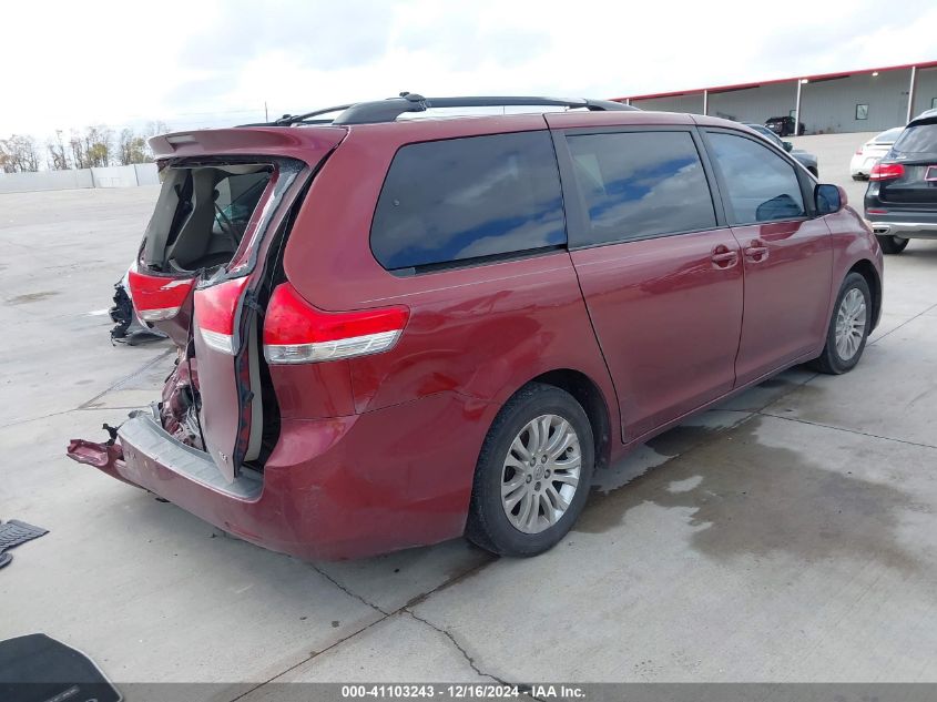 VIN 5TDYK3DC8DS357108 2013 Toyota Sienna, Xle V6 8... no.4