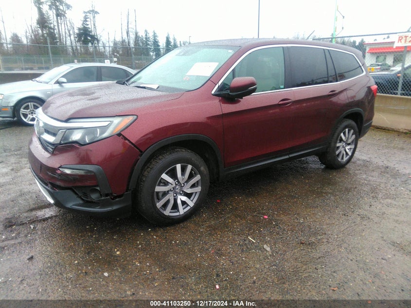 Vin: 5fnyf6h39kb036146, lot: 41593375, honda pilot ex 20192