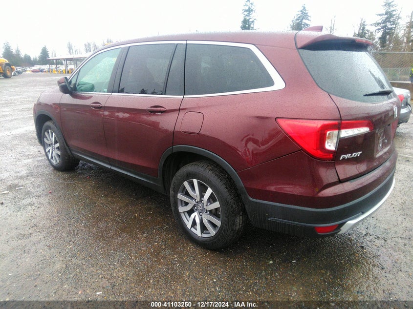 Vin: 5fnyf6h39kb036146, lot: 41593375, honda pilot ex 20193