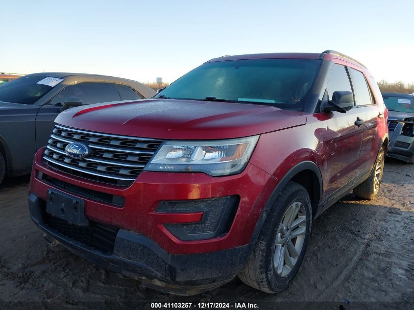 VIN 1FM5K7B85HGA56672 2017 FORD EXPLORER no.2